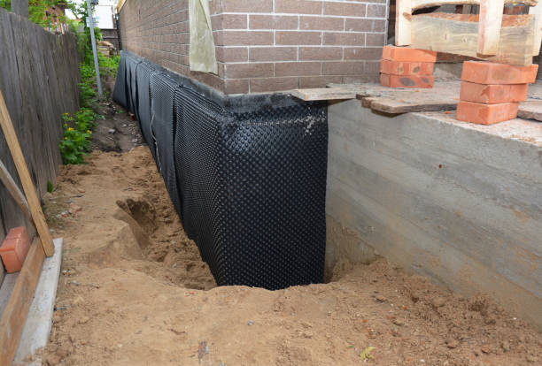 SJ Waterproofing Pros technician performing targeted Vapor Barrier Installation assessment in Salem, AL